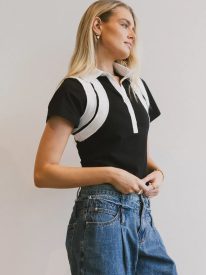 Dune Contrast Top - FINAL SALE