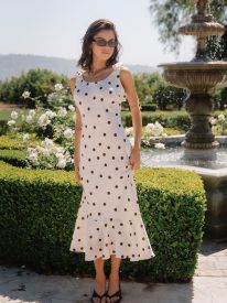 Emerie Polka Dot Maxi Dress