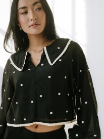 Yara Polka Dot Blouse