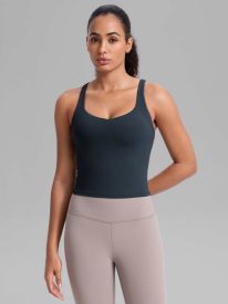 Butterlift Adjustable Racerback Shelf Bra Tank