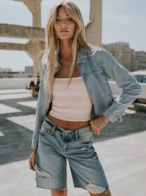 Winston Distressed Bermuda Shorts