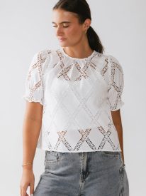 Nicerway Loose Blouse in White - FINAL SALE