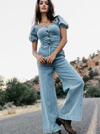 Mazie Denim Jumpsuit - FINAL SALE