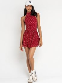 Nicerway Halter Mini Dress