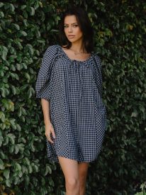 Janika Plaid Romper