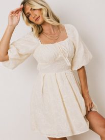 Parker Embroidered Mini Dress - FINAL SALE