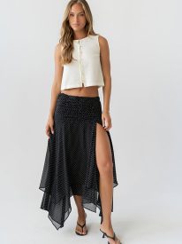 Nicerway Asymmetrical Maxi Skirt