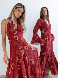 Tracey Halter Maxi Dress