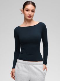 Softembrace Boat Neck Long Sleeve