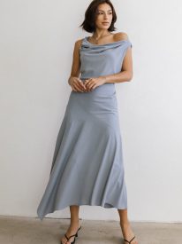 Trina Asymmetrical Midi Dress
