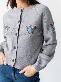 Lindsay Embroidered Cardigan