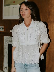 Corey Embroidered Sweater - FINAL SALE