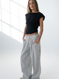 Tam Pleated Top in Black