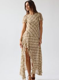 Nicerway Snake Maxi Dress