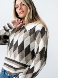 Nicerway Argyle Sweater - FINAL SALE