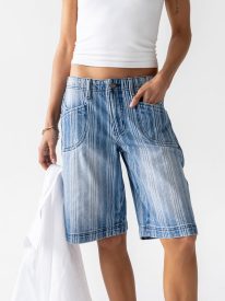 Franklin Striped Bermuda Shorts