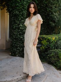 Ashtin Floral Maxi Dress in Yellow
