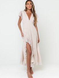 Mindy Plaid Maxi Dress