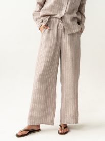 Nicerway Wide Leg Pants in Mocha