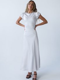 Ellianna Maxi Dress in Silver