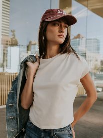 Nicerway Ruched Top in Ecru
