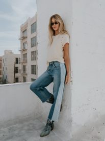 Karrie Two Toned Jeans