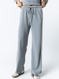 Nicerway Waffle Knit Pants in Grey - FINAL SALE