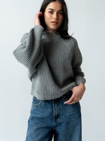 Nicerway Knit Sweater in Grey - FINAL SALE