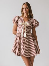 Kai Striped Mini Dress