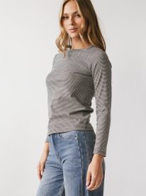 Nicerway Shirt in Striped Charcoal - FINAL SALE