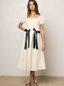 Nova Textured Midi Dress - FINAL SALE