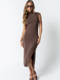 Brandi Maxi Dress in Brown