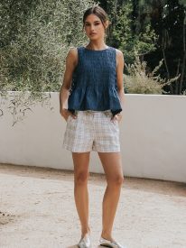 Viola Plaid Shorts