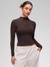 Softembrace Mock Neck Long Sleeve