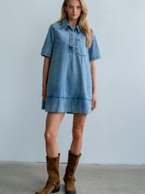 Julia Denim Midi Dress