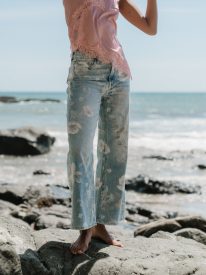 Veronica Floral Wide Leg Jeans