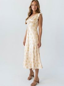 Tracey Maxi Dress in Yellow
